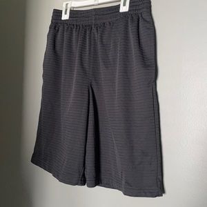 BCG Striped Black Athletic Short Size Medium